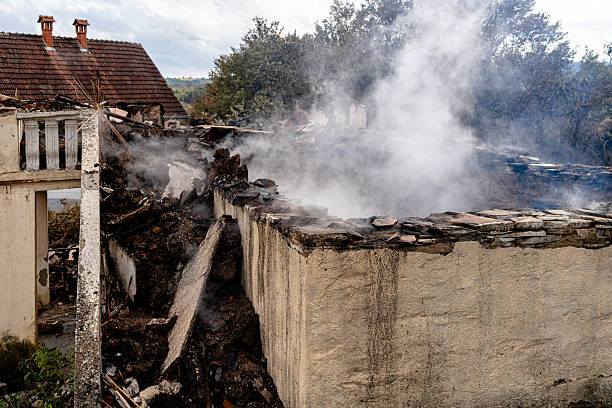 Professional Fire Damage Removal technician working in Hurst, TX